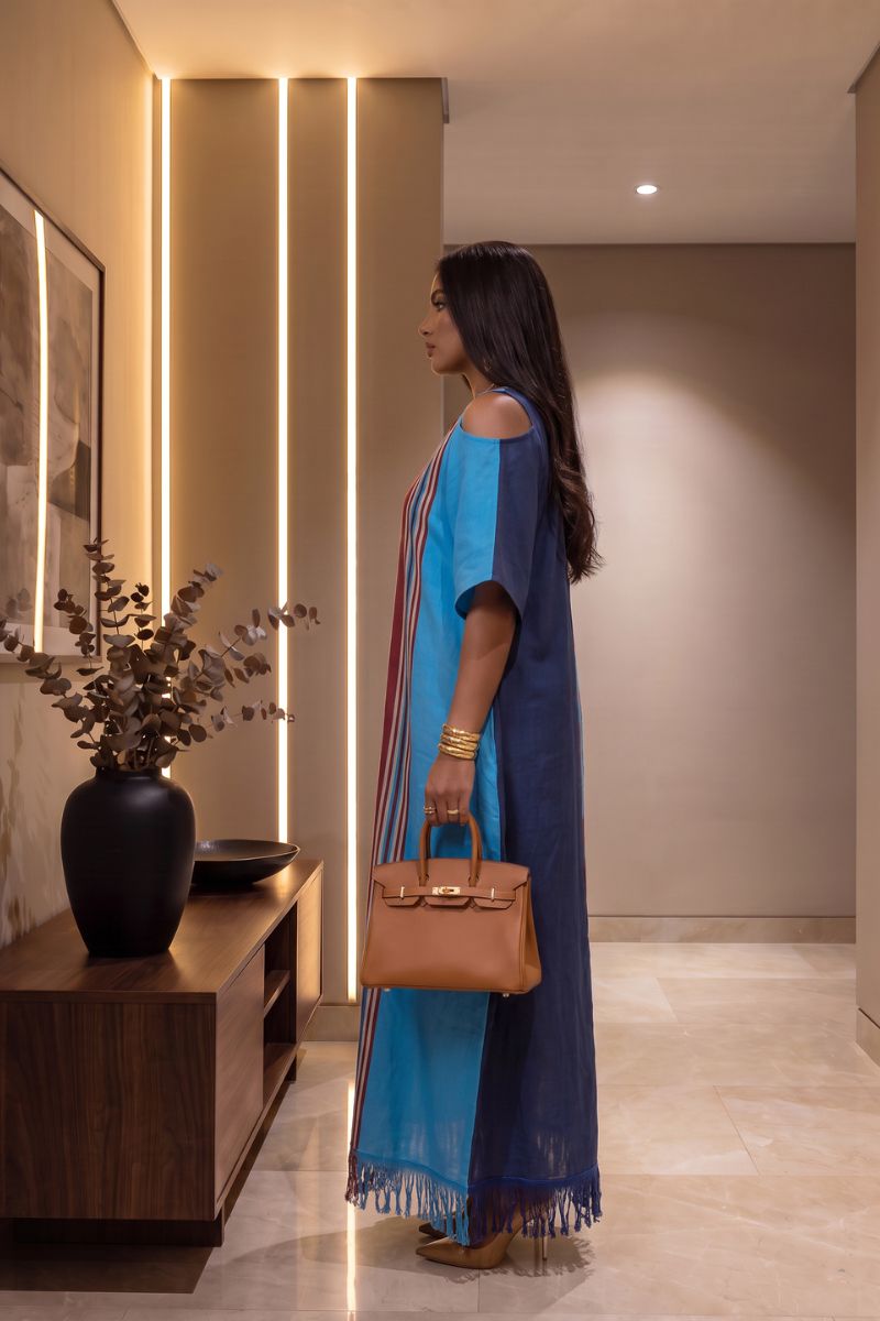 OCEAN BLUE ASOOKE KAFTAN