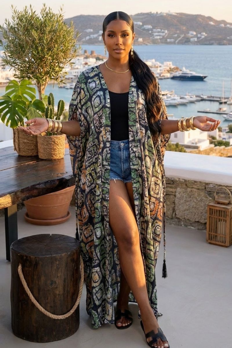 THE RESORT KIMONO KAFTAN