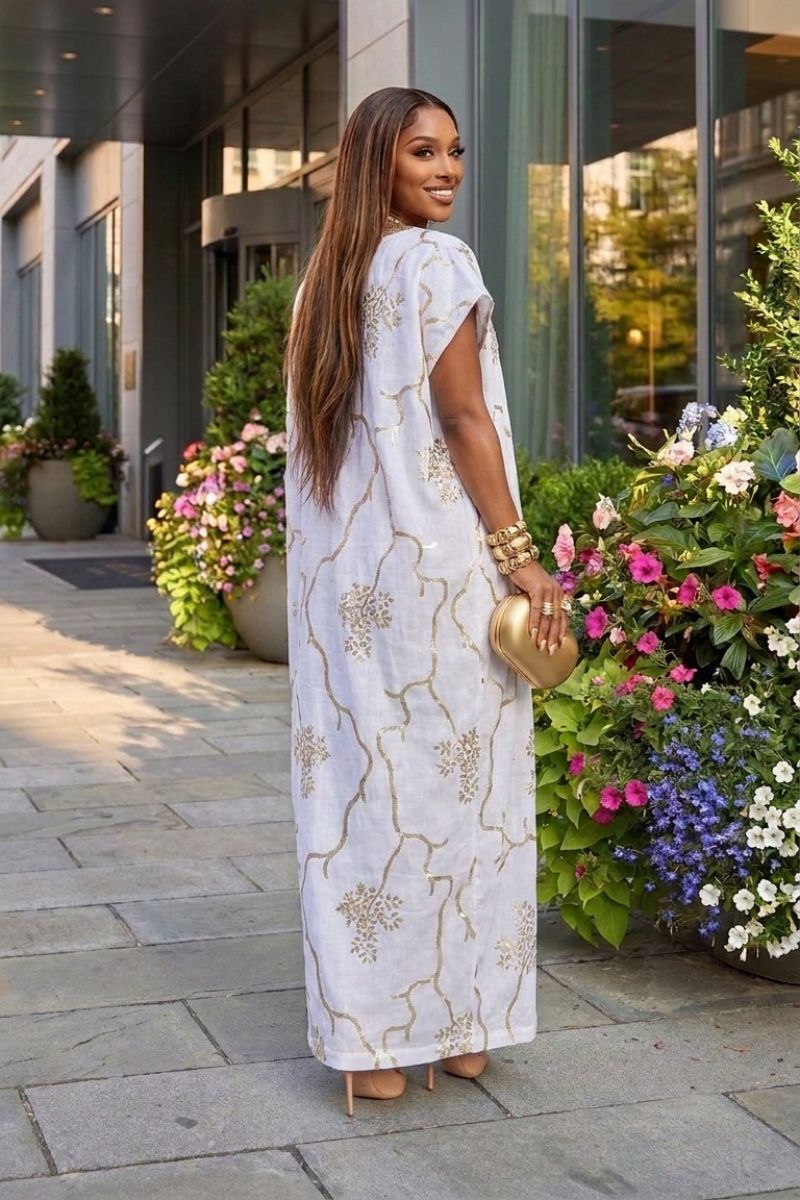THEE BROCADE KIMONO SET