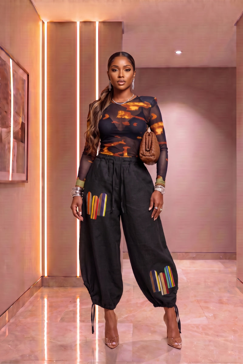 THE SAFARI CHIC MESH TOP- TORTOISE