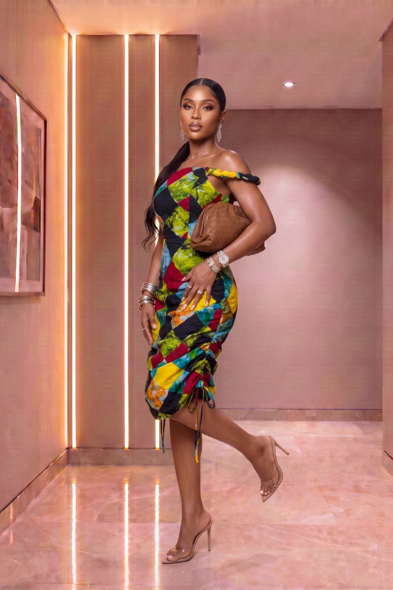 THE ARMEL MULTICOLOR DRESS