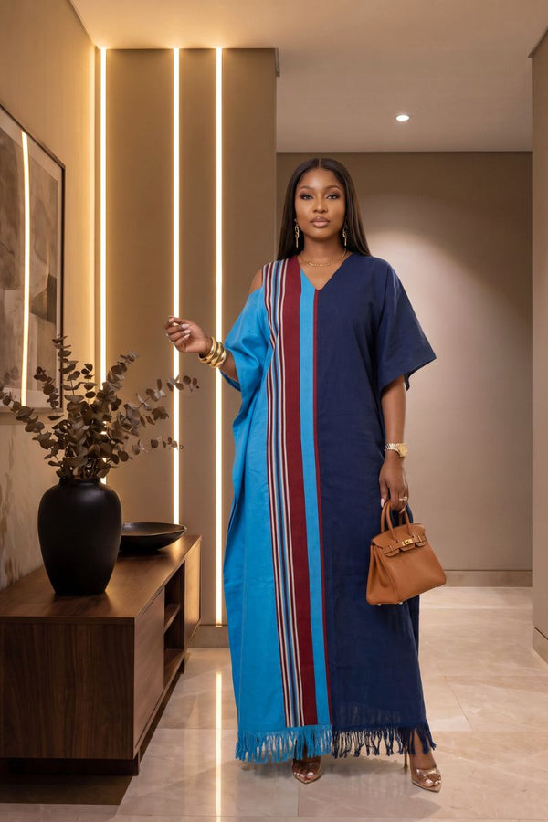 OCEAN BLUE ASOOKE KAFTAN