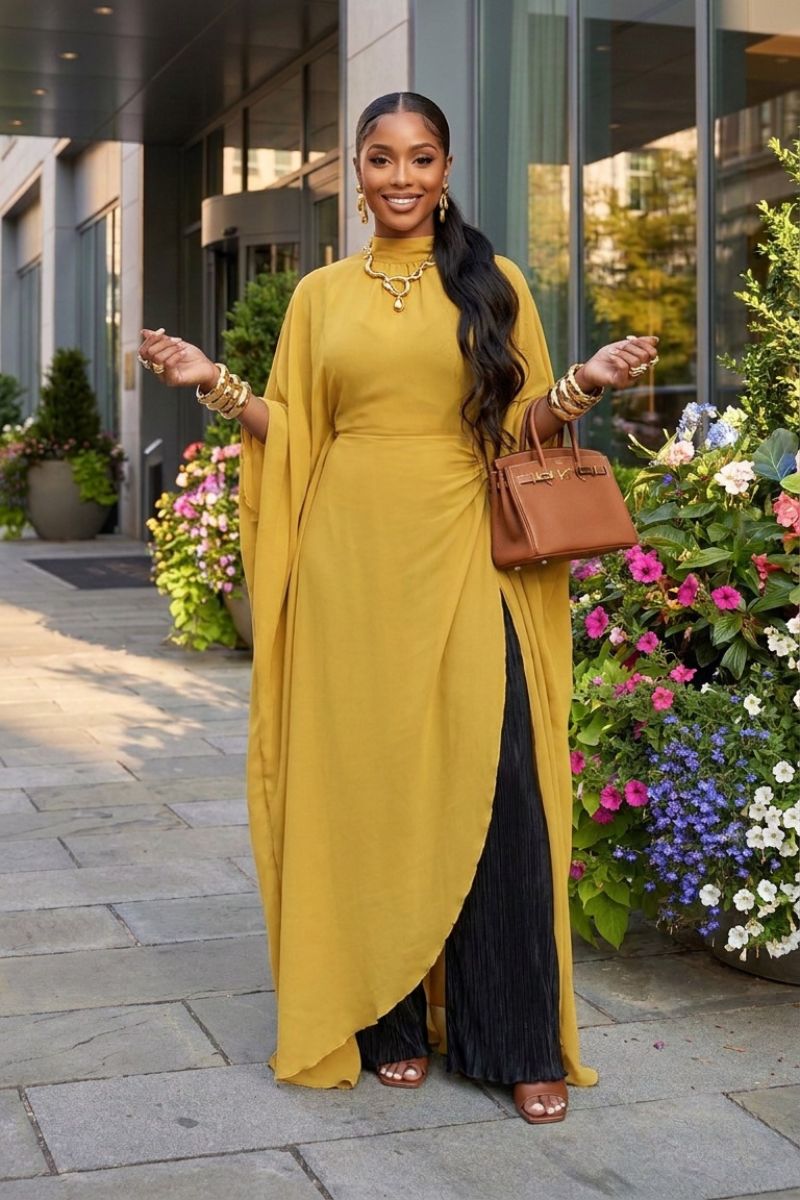 THE ALE PLISSE DRESS
